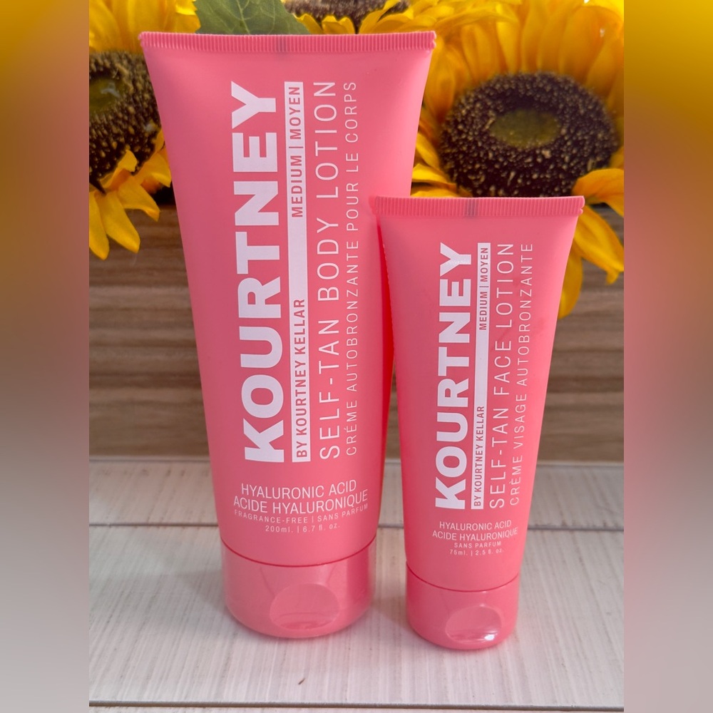 Kourtney Self Tan Body Lotion & Face Lotion